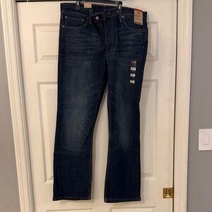 Levi's Dark Indigo Straight Jeans